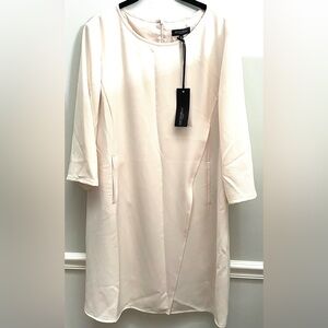 Italian Designer Antonelli Firenze Bateau Neckline Knee-Length Dress New w/ Tags